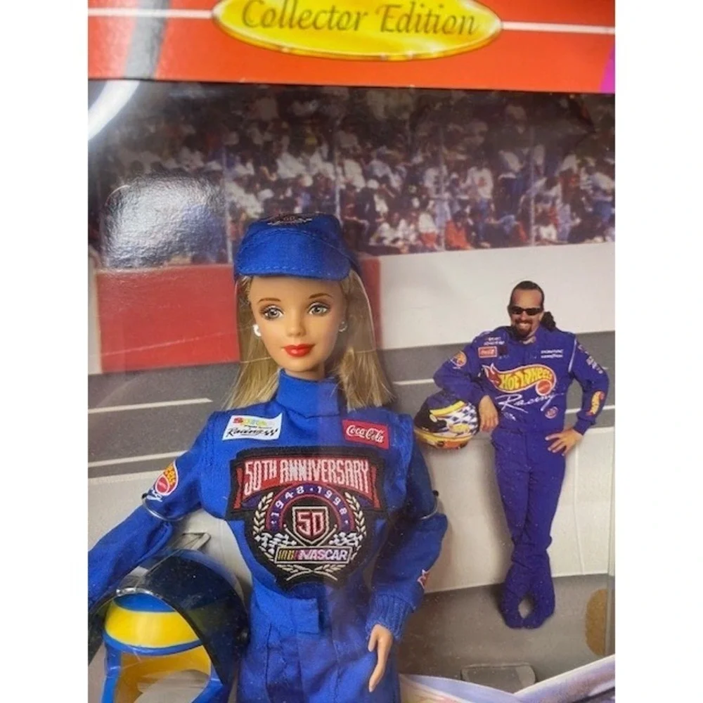 Barbie NASCAR 50th Anniversary Doll Collector Racing Edition 1998 VINTAGE‎ NIB